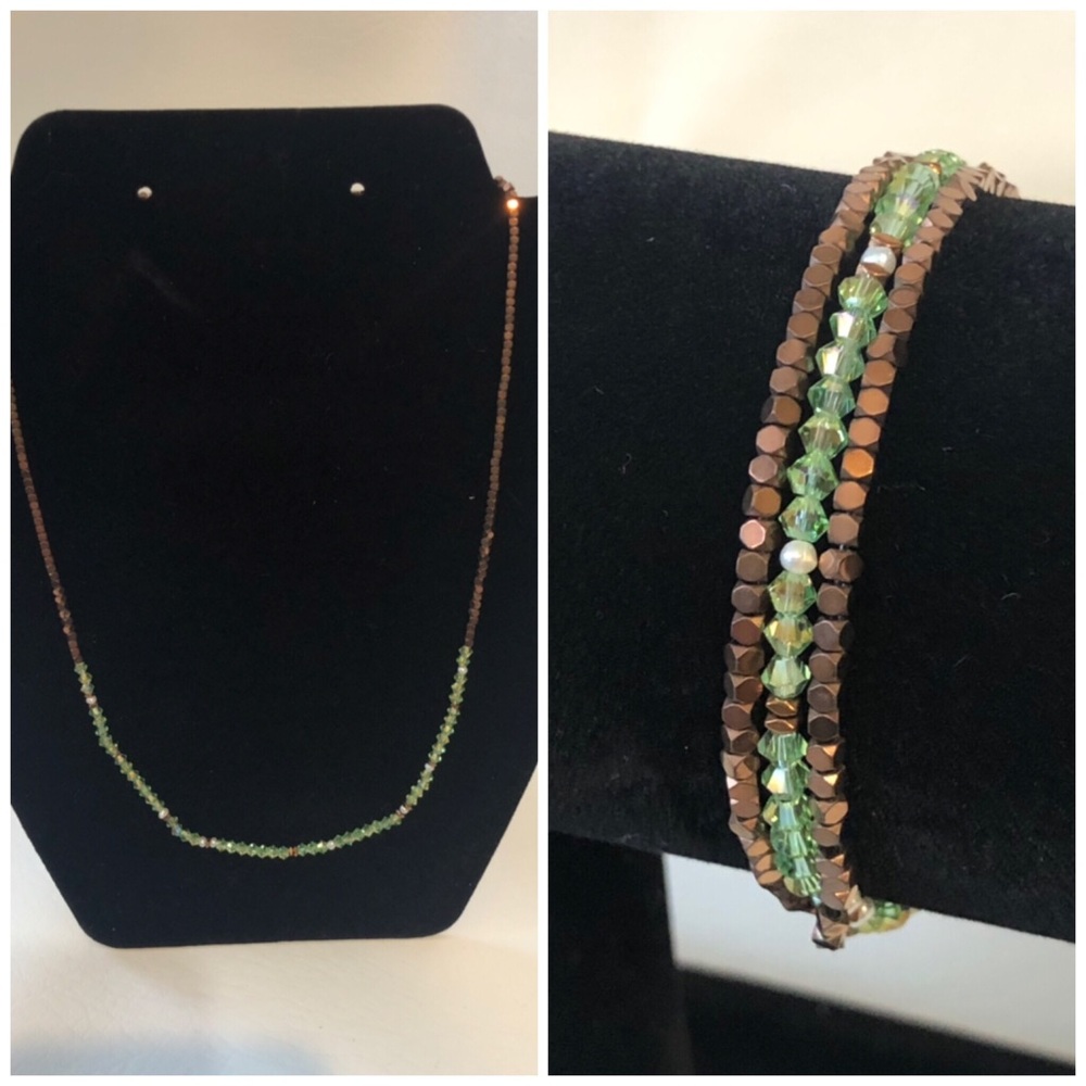 Handmade necklace bracelet (necklet)
